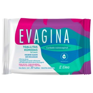 EVAGINA TOALLLITAS HUMEDAS x 20u